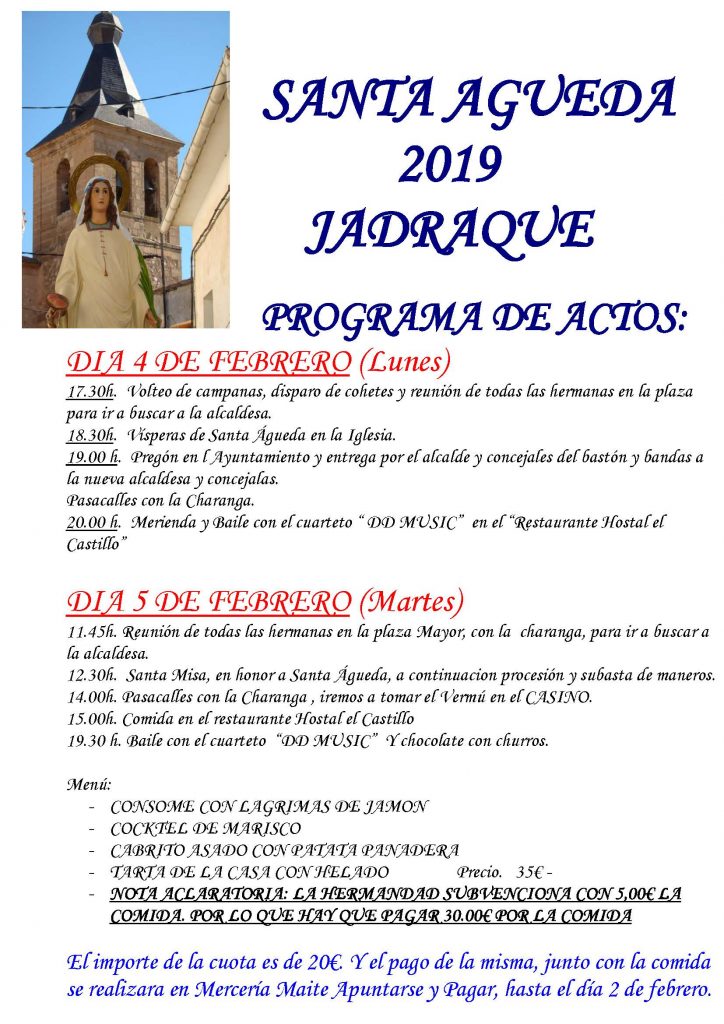 2019 CARTEL STA AGUEDA