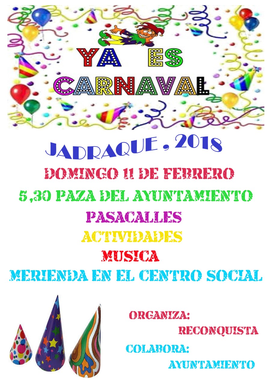 CARTEL CARNAVAL 2018