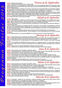 Lee más sobre el artículo Programa de Fiestas