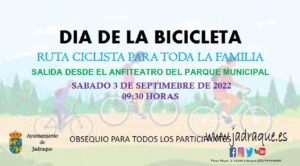 Lee más sobre el artículo Dia de la bicicleta 03/09/2022