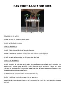 Lee más sobre el artículo San Isidro Labrador 2024