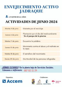 Lee más sobre el artículo Taller envejecimiento activo