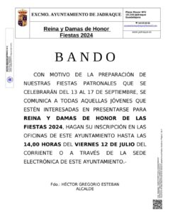 Lee más sobre el artículo Bando Damas de Honor 2024