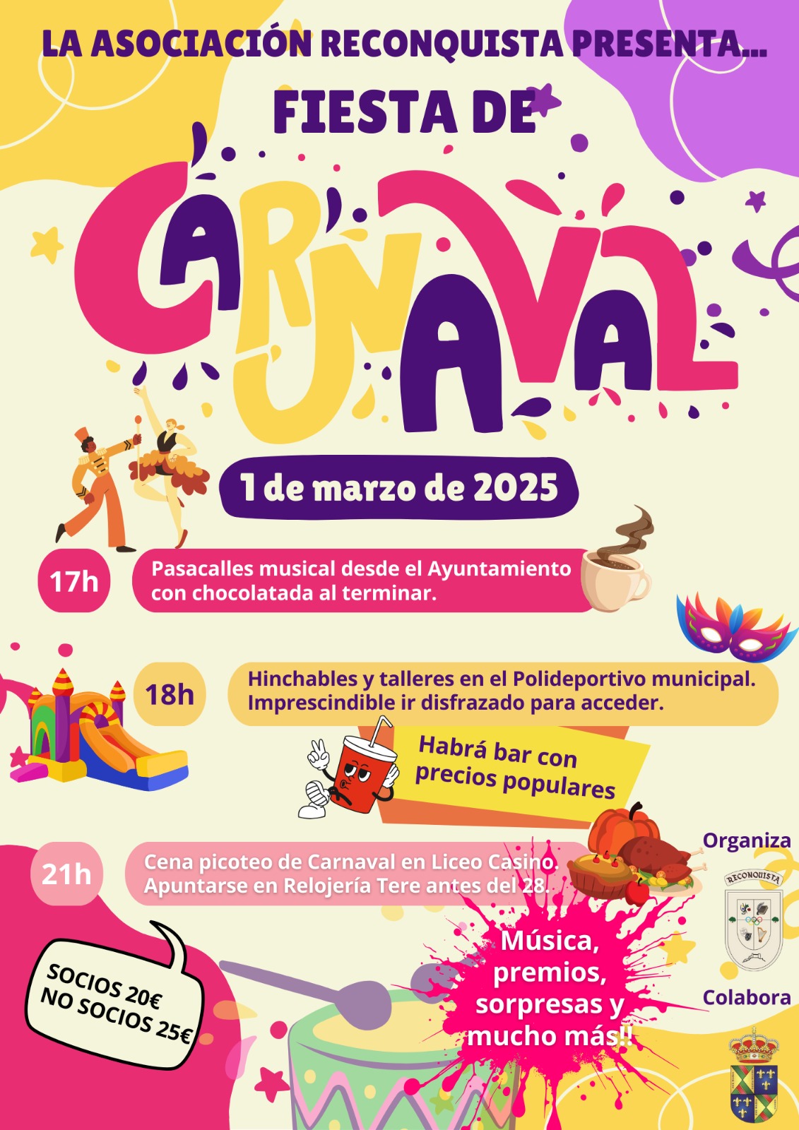 Fiesta de Carnaval 2025 - Ayuntamiento de Jadraque