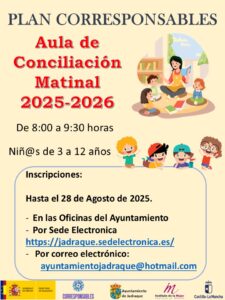 Lee más sobre el artículo Aula matinal 2025_2026