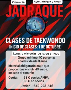 Lee más sobre el artículo Clases Taekwondo