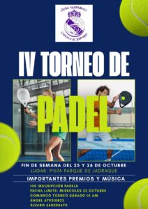 Lee más sobre el artículo IV torneo de Pádel Peña Madridista