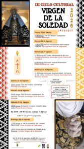 Lee más sobre el artículo III Ciclo cultural Virgen dela Soledad 2026