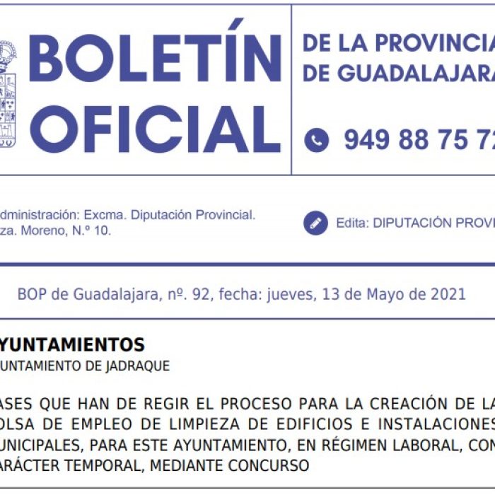 Bolsa de empleo Limpieza