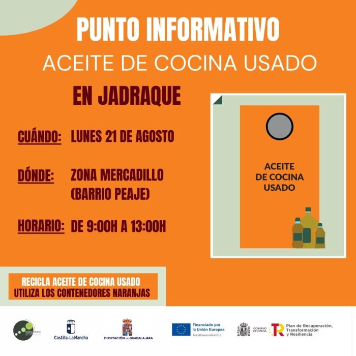 Stand informativo Aceites Cocina Usados
