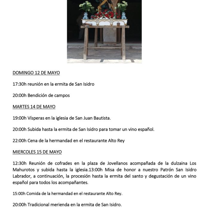 San Isidro Labrador 2024