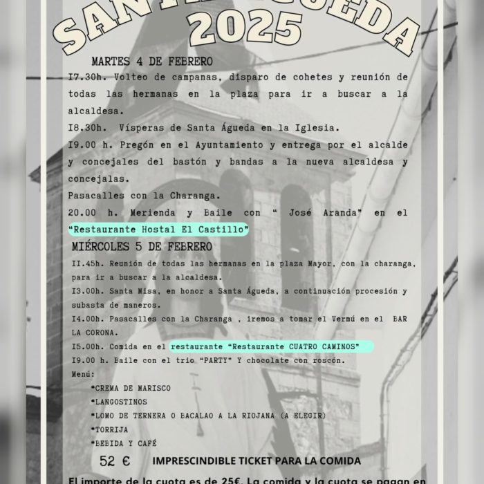 Santa Àgueda 2025