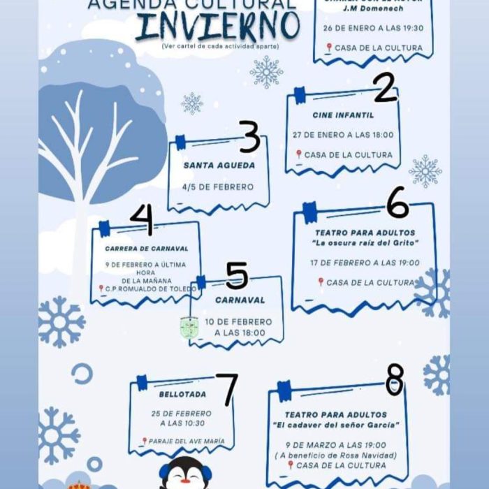 Agenda Cultural Invierno 2024