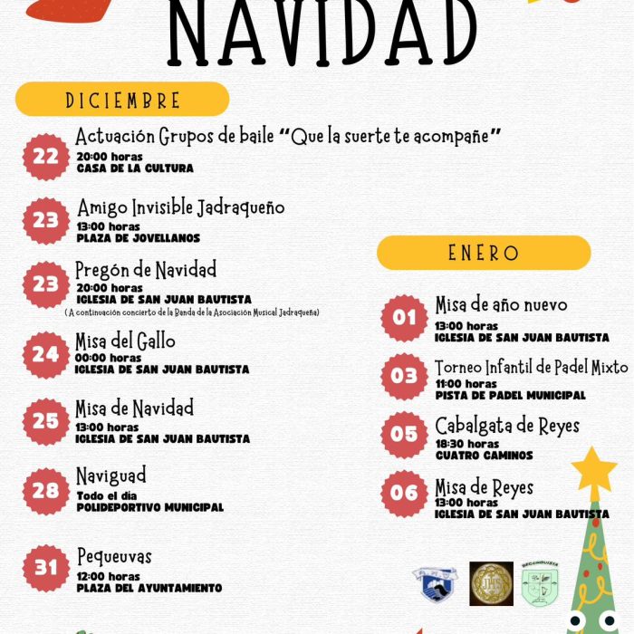 Programación Navidad 2023