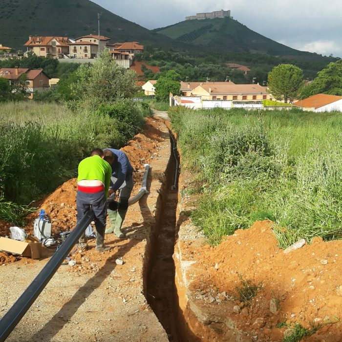 Obras mejoras abastecimiento de agua