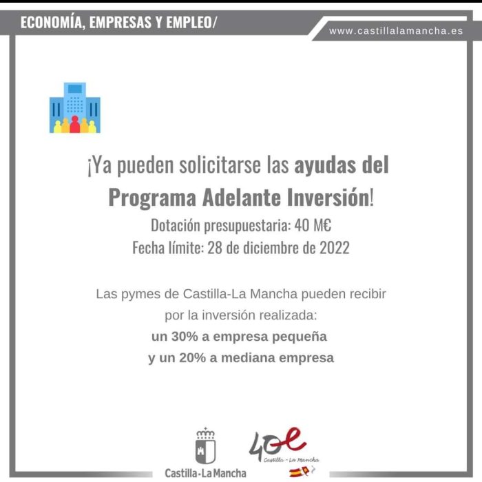 Programa Adelante  Inversión