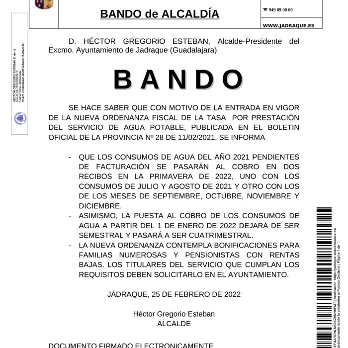 Bando de Alcaldía