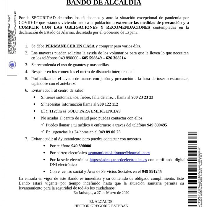 Obligaciones Sanitarias