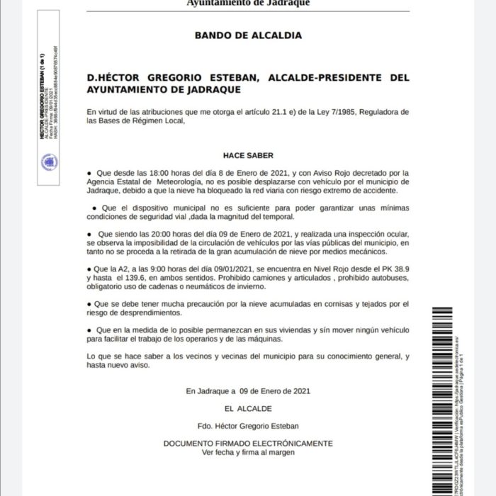 Bando de Alcaldía