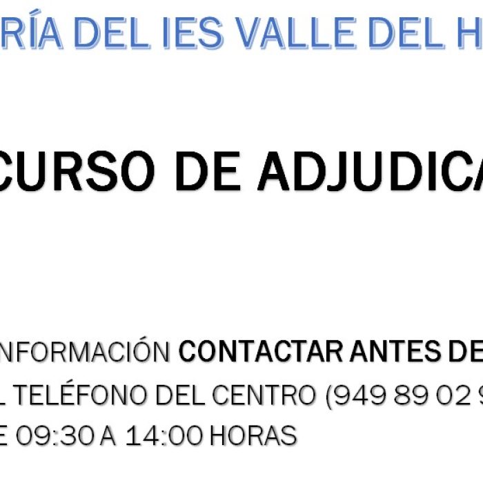 Cafetería IES Valle del Henares