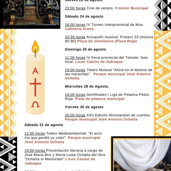 Ciclo Cultural «Virgen de la Soledad»