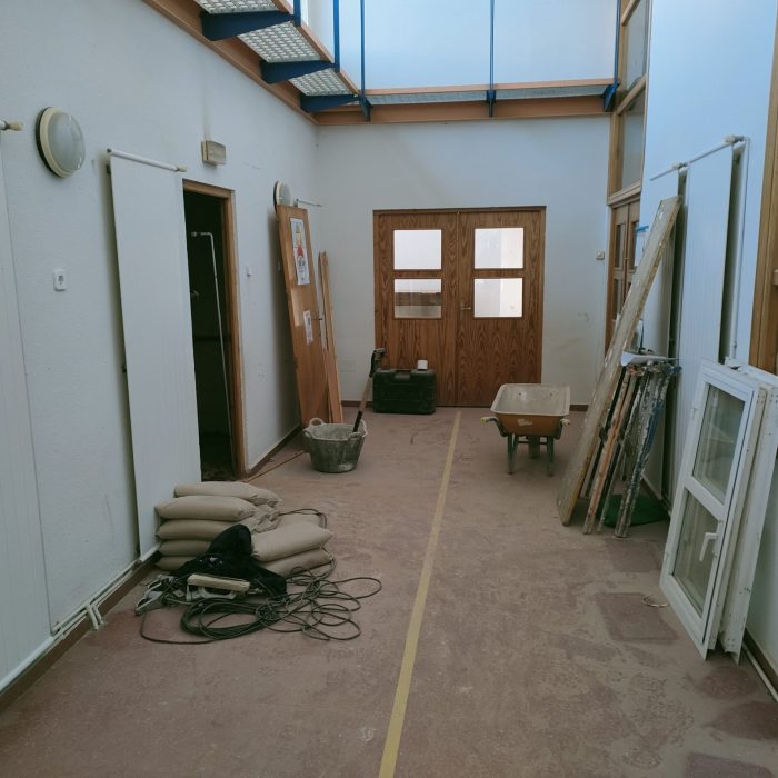 Obras en el Colegio