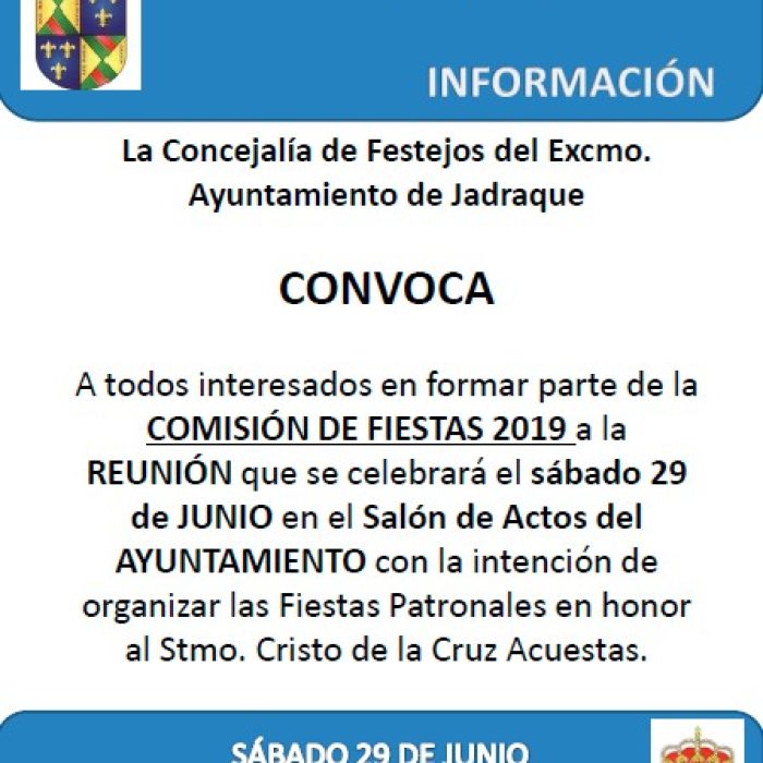 Reunión Fiestas 2019