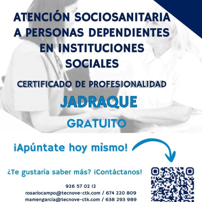 Curso Atención Sociosanitaria