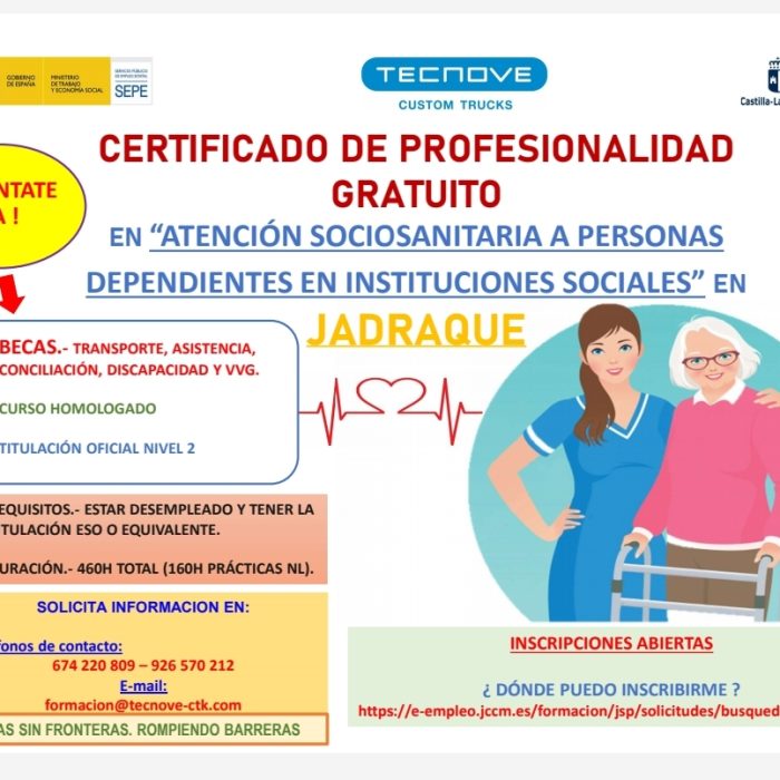Curso Atención Sociosanitaria