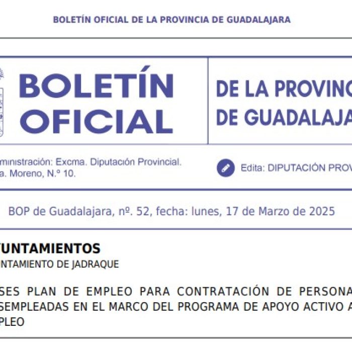 Oferta PLAN de EMPLEO