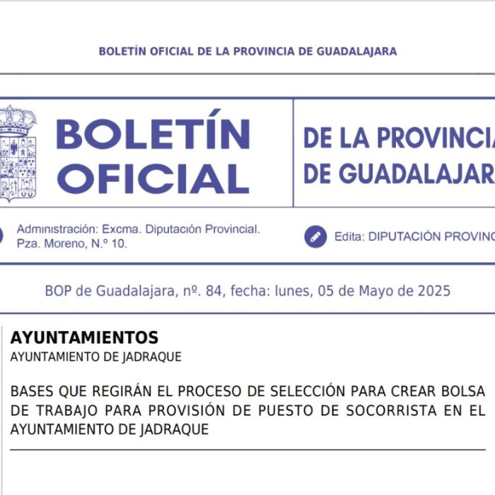 Oferta de empleo piscinas 2025