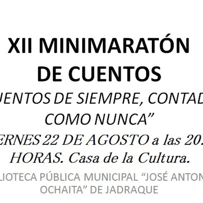 Minimaratón de Cuentos