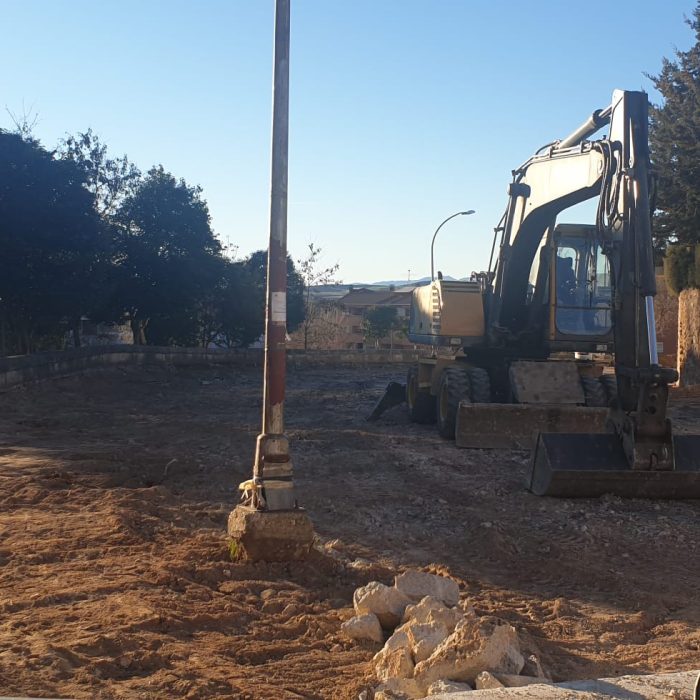 Obras la Carretera de la Estación