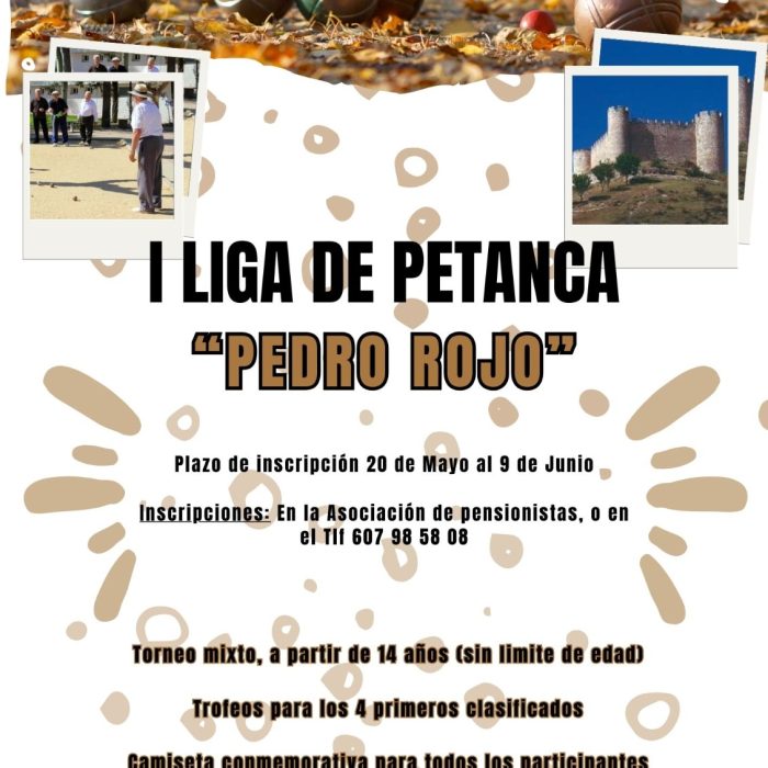 I Liga de petanca Pedro Rojo