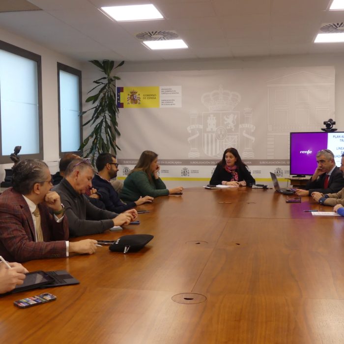Obras estación ferrocarril de Jadraque