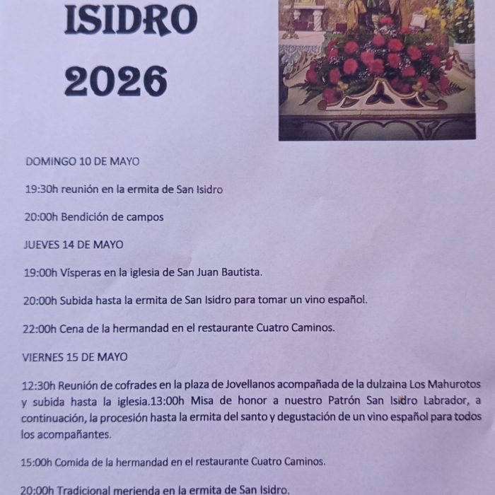 San Isidro 2026