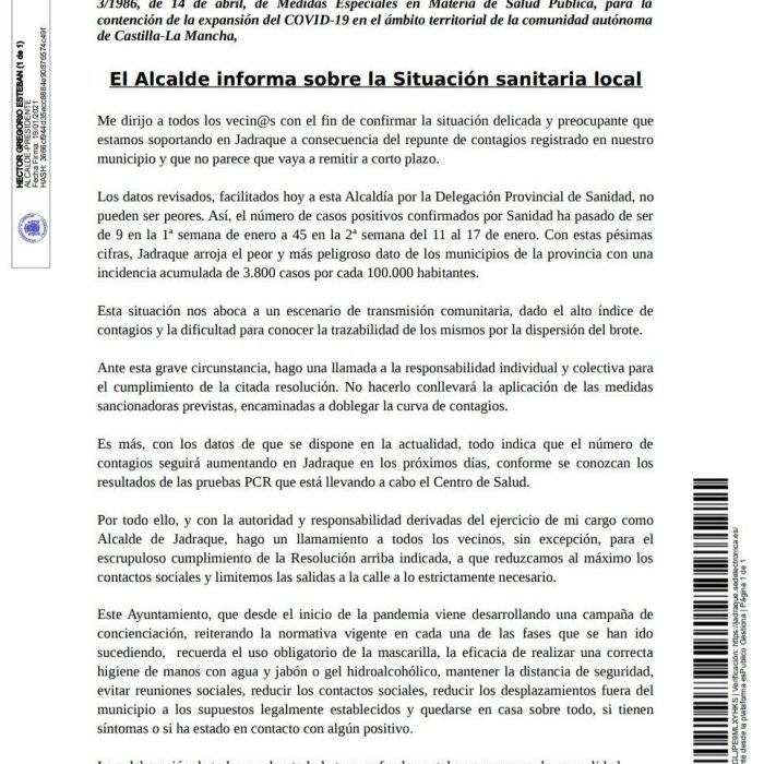 Situación Sanitaria