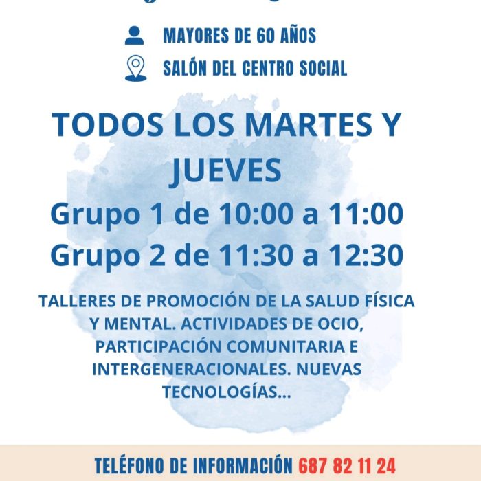 Talleres envejecimiento activo