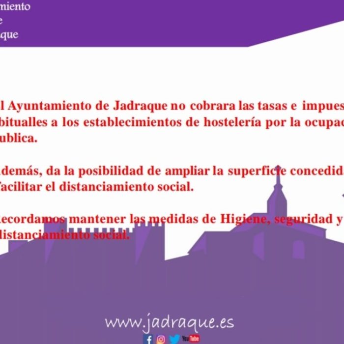 El Ayuntamiento eximirá de la tasa de las terrazas